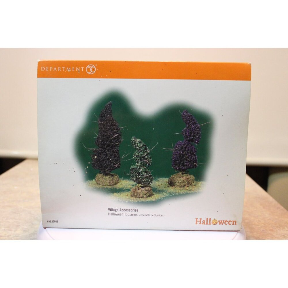 Dept 56 Halloween Village - Halloween Toparies, set of 3